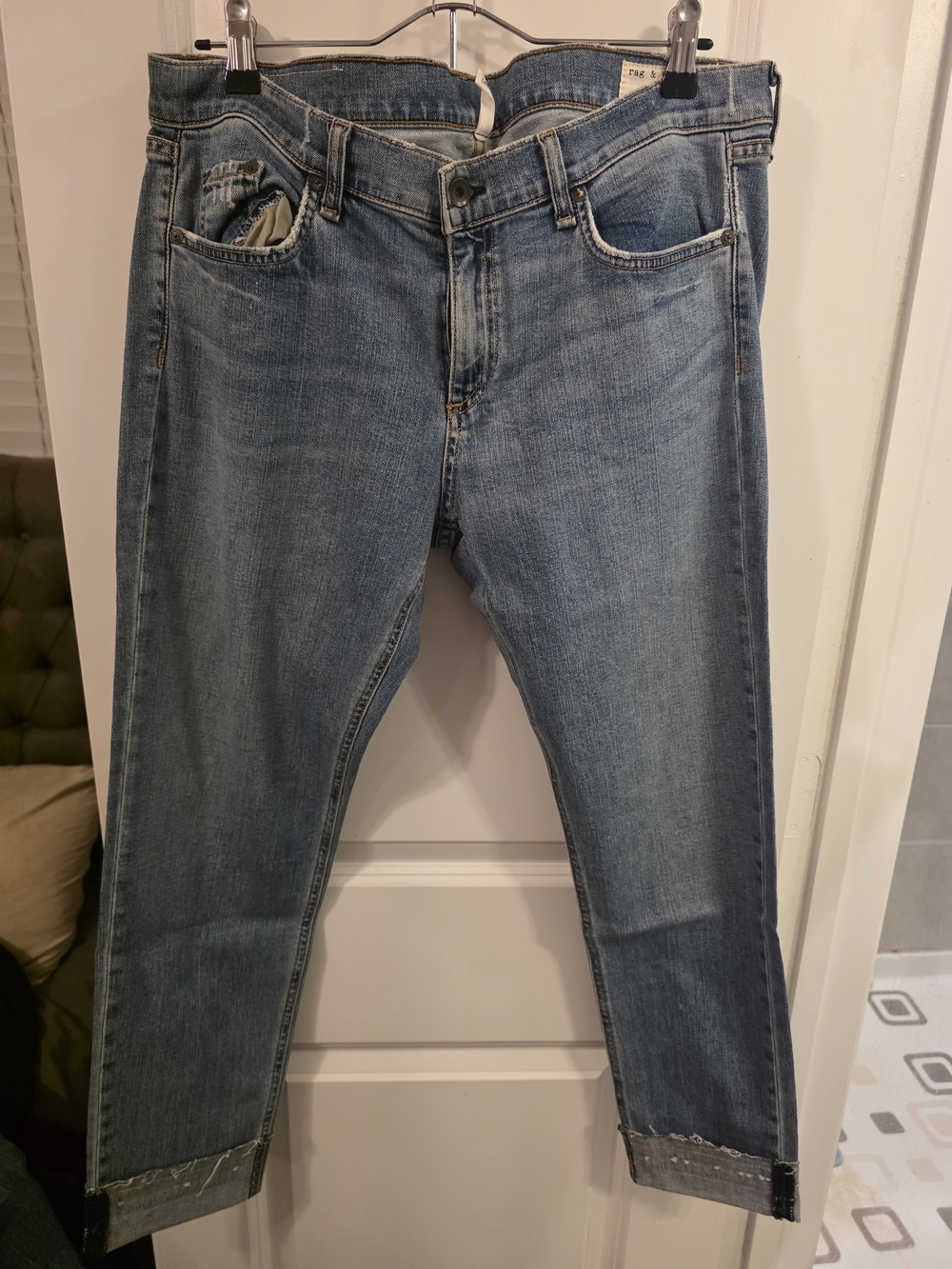 Rag & Bone Dre- NEVER WORN With Tags Blue Denim Jeans